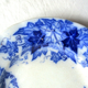 Dessert plate of Sarreguemines model BRYONIA, blue ivy décor