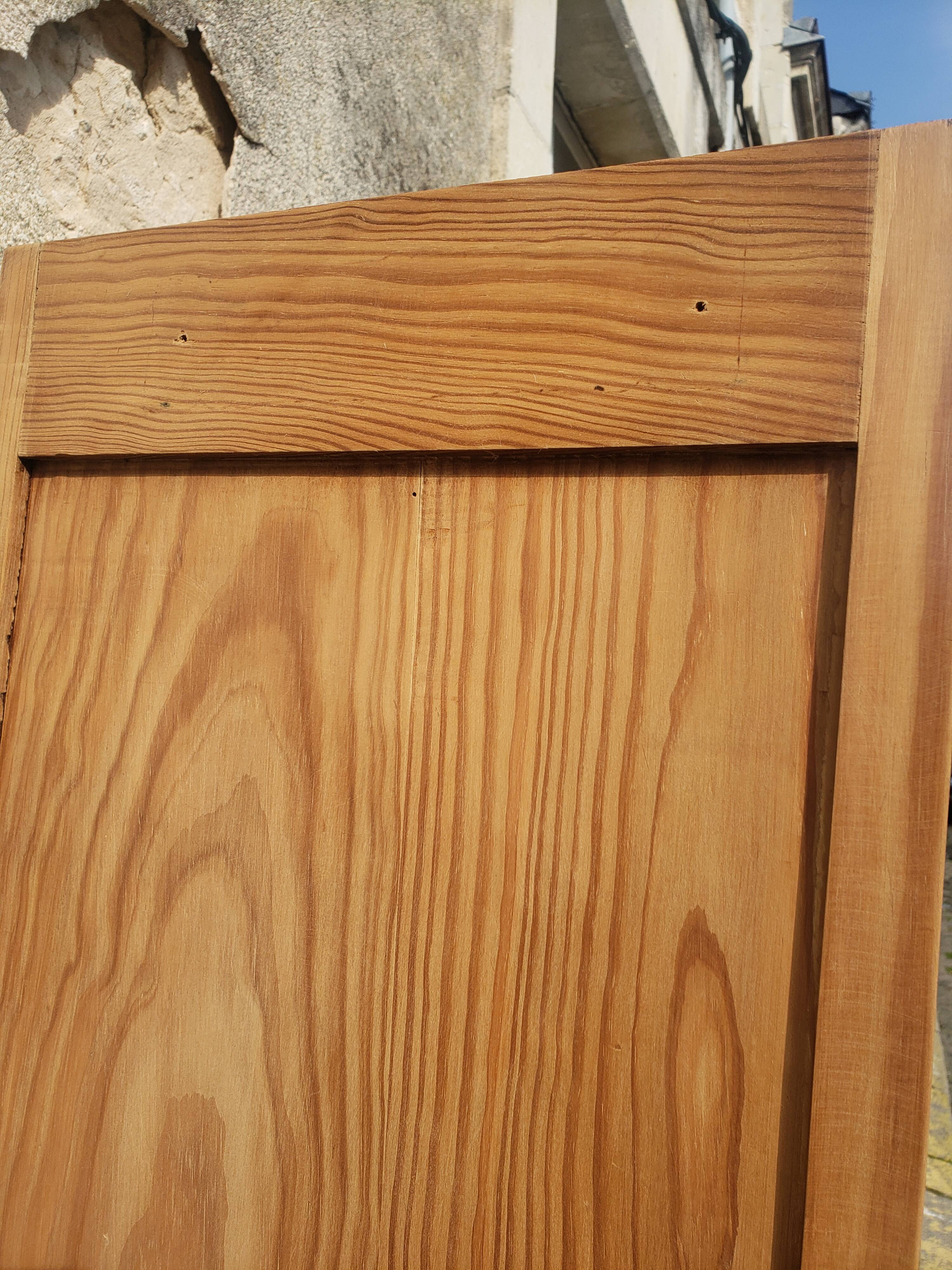 Parisian cabinet glazed raw wood