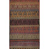 Early 20th Century Wide Konya Kilim Runner for Foyer 4'11'' x 10'1''