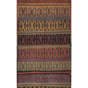 Early 20th Century Wide Konya Kilim Runner for Foyer 4'11'' x 10'1''