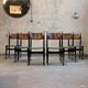 Set of dining chairs, old Yugoslavia, 1960s - 1970s, vintage, prl design