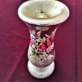 Glass Flower Vase with Inner Mercury Deposition Layer