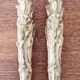 2 ornaments and an antique bronze pediment