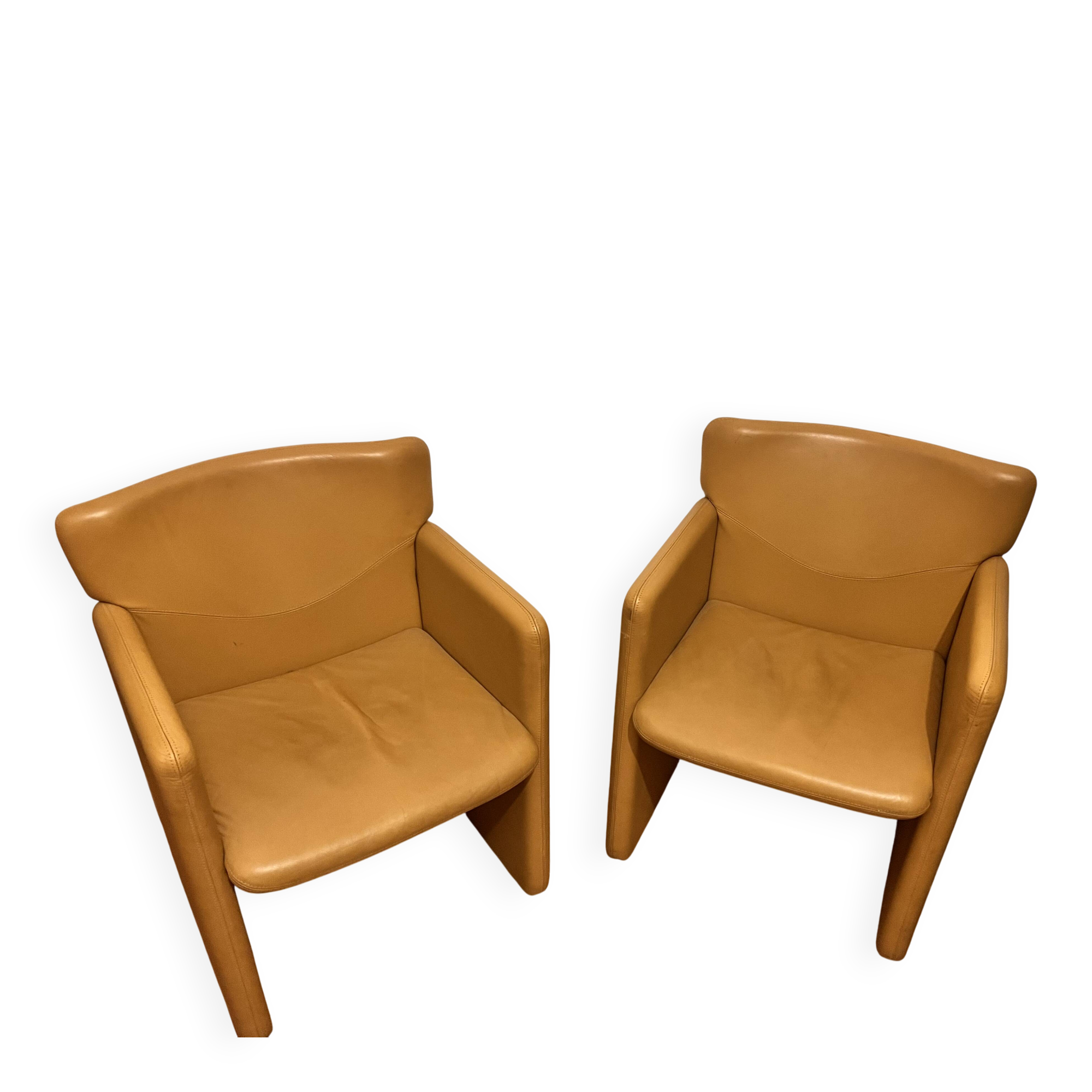 Lot of 2 Tecno Spa S148 Armchairs by Eugenio Gerli
