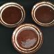 "Mary" Sarreguemines trio of cups