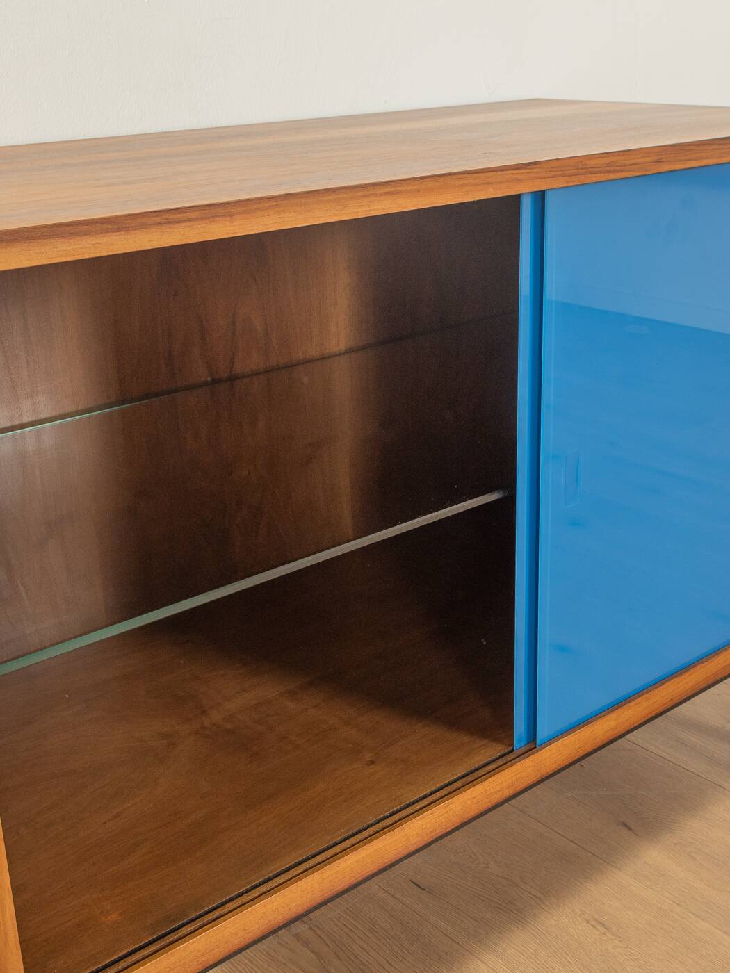 Commode bleue des années 1950