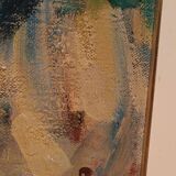 Oil painting on canvas by Enzo Pregno. (Alexandria, Egypt, 1898 - Florence, 1972)