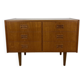 Scandinavian teak chest of drawers 60s