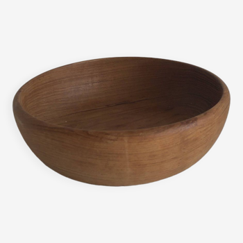 Natural teak bowl, vintage Scandinavian design