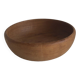 Natural teak bowl, vintage Scandinavian design