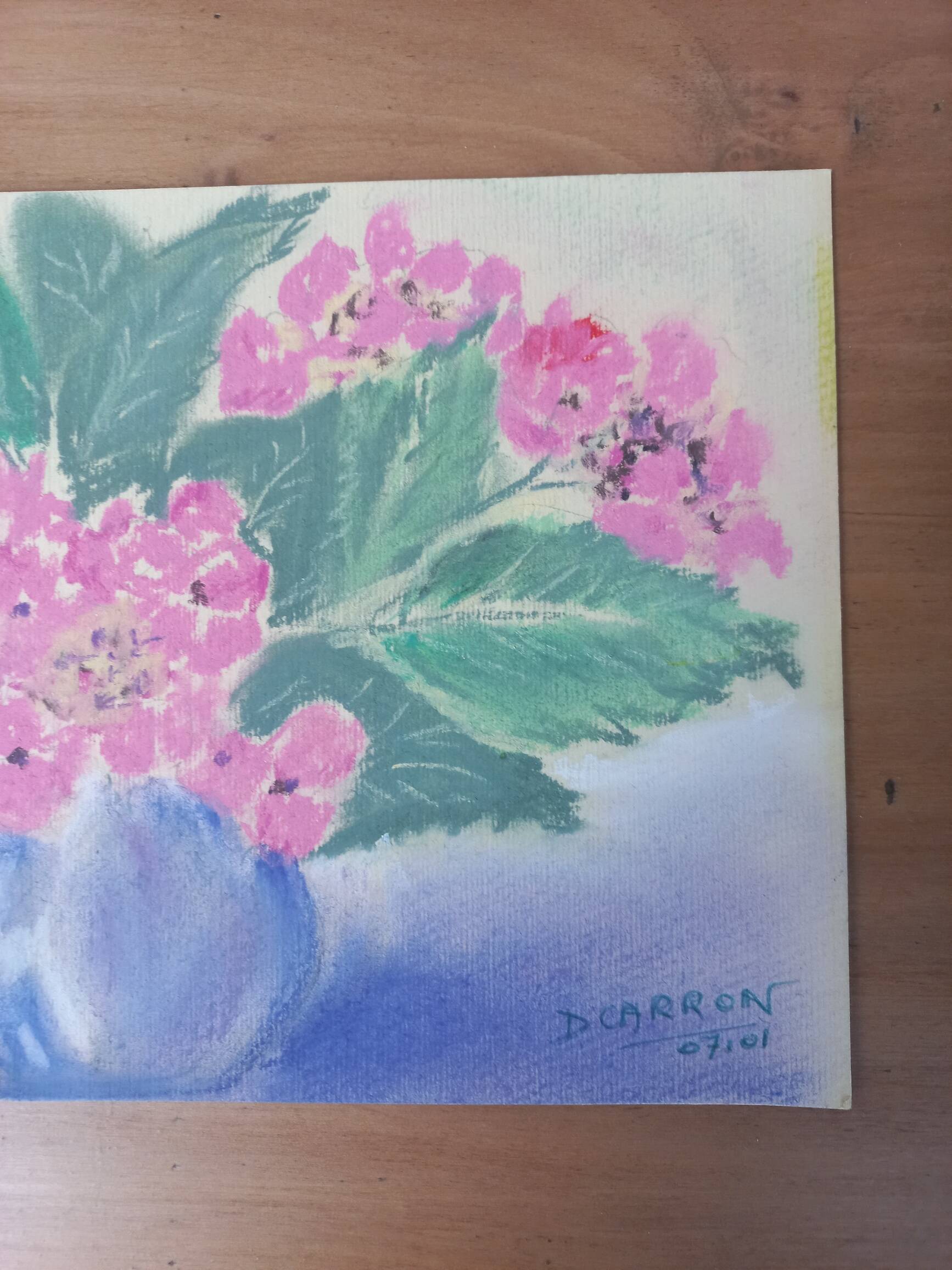 Pastel bouquet of pink flowers