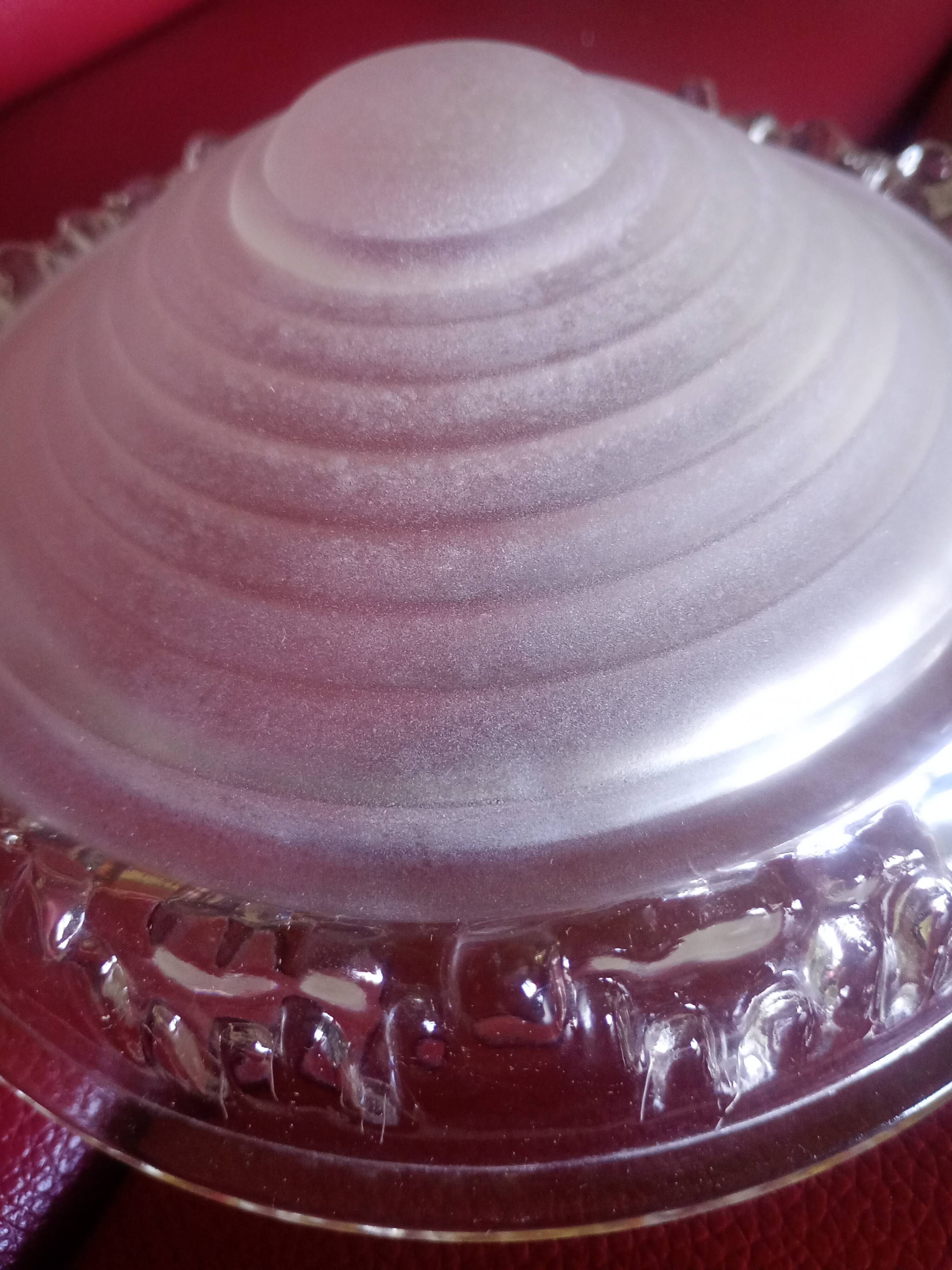 Ezan france - finishing lampshade with lustre frosted glass & colourless glaze