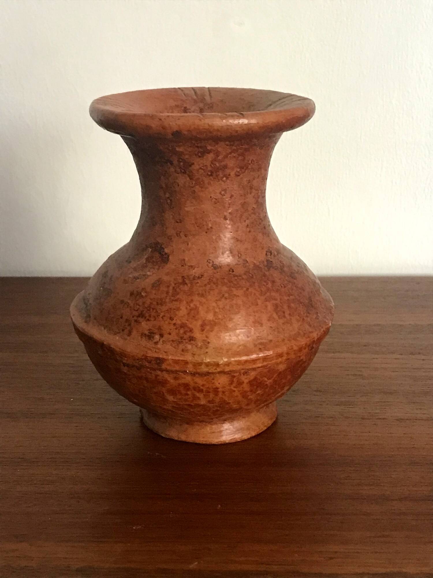 Handcrafted terracotta vase
