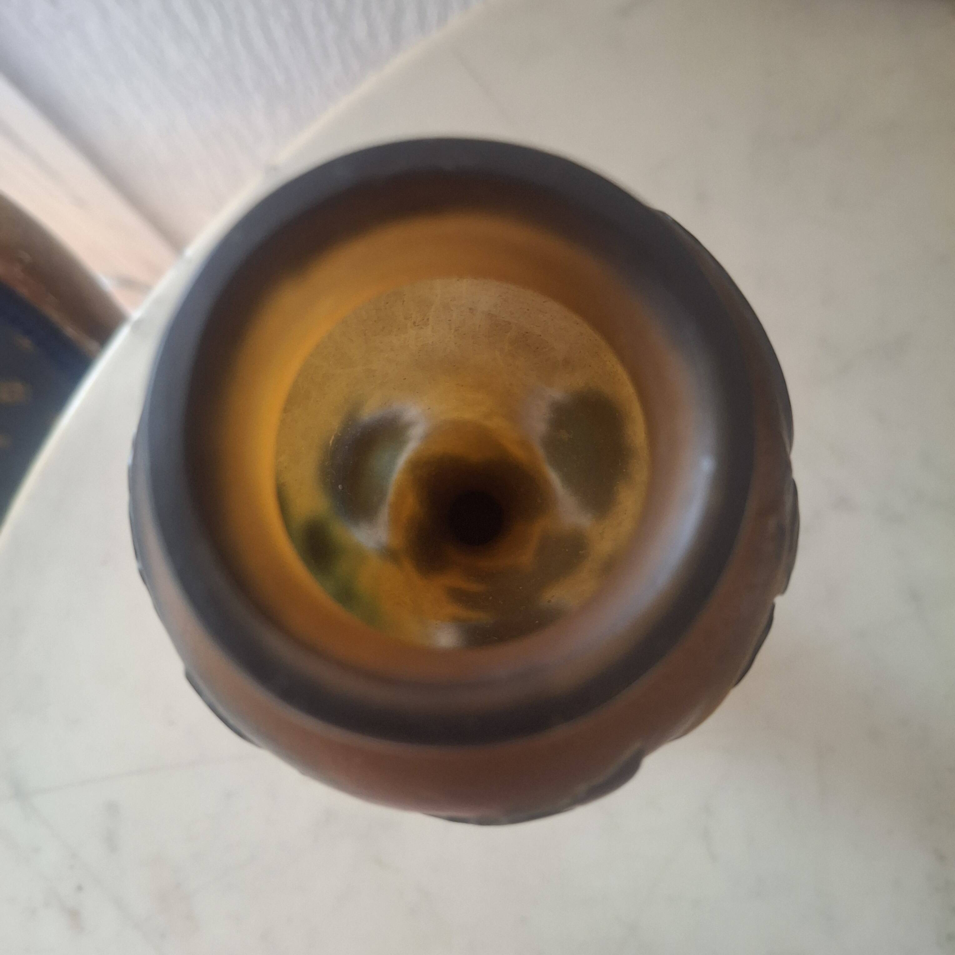 Vase galle art deco.