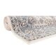 Tapis oriental gris bleu et beige classic en laine
