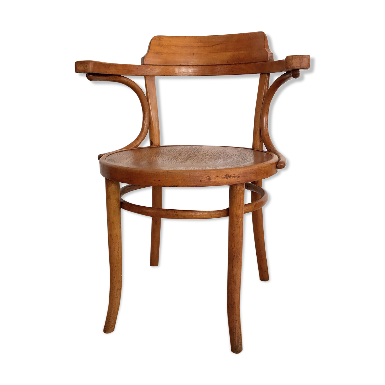 Thonet office chair in 1930s light beech