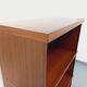 Vintage oak storage bookshelf from the 1960s.