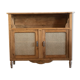 Meuble bois naturel et cannage