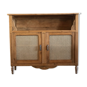 Natural wood and canning furniture