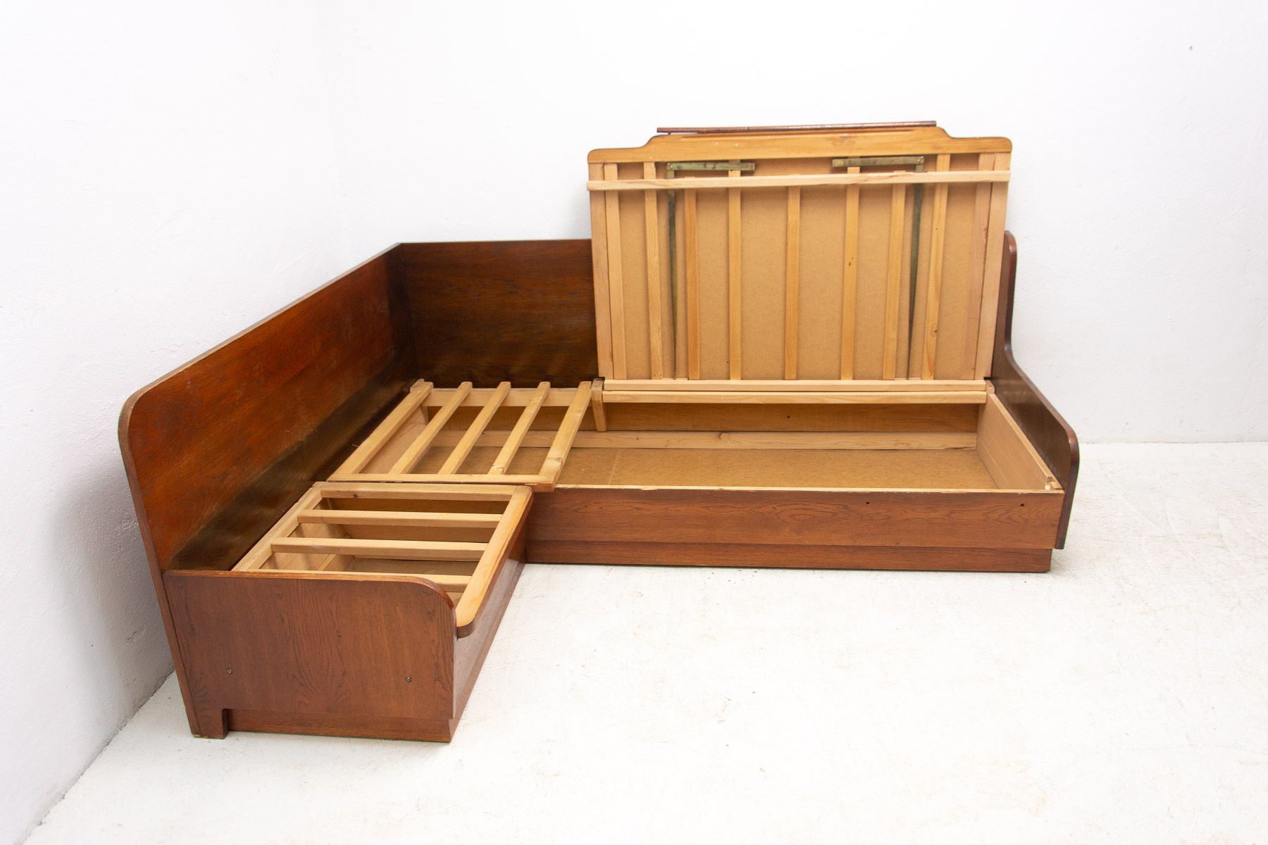 Mid Century Corner Folding Sofabed, 1960´s, Czechoslovakia