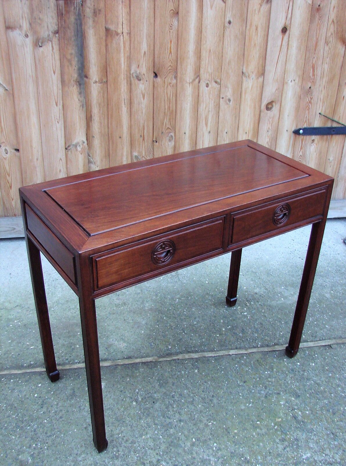 Mahogany console, 1970s