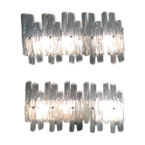 Pair of vintage lucite sconces, 1960