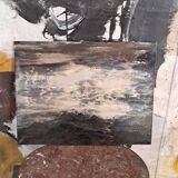 Tableau huile composition moderne