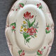 Oval porcelain plate