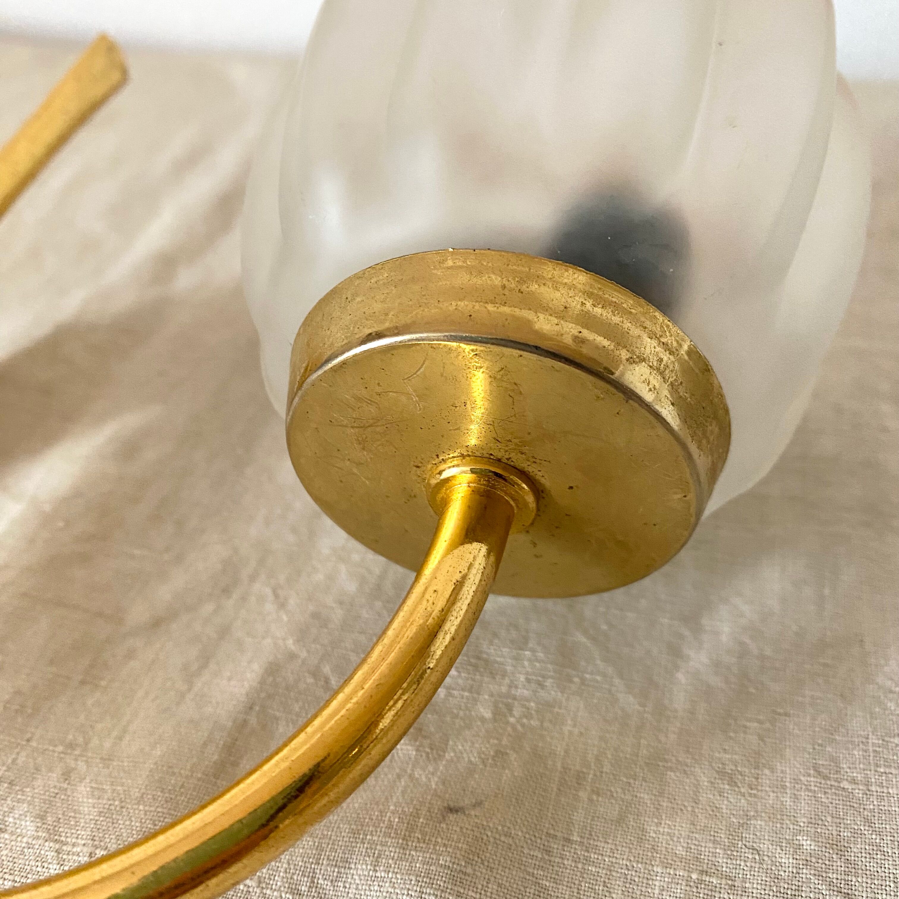 Vintage gold wall lamp