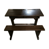 School desk 2 places of the forties