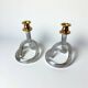 Pair of pretzel candlesticks by Dorothy Thorpe, c 1970s