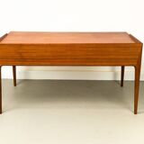 Teak Desk by Bertil Fridhagen for Bodafors, 1960s