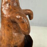 Dimitri Omersa leather magazine pouch kangaroo, Almazán, Spain, 1970 (Stamped)