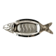 Plat de service en poisson vintage BMF, Allemagne, années 1970