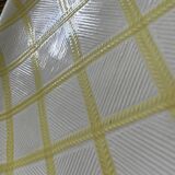 Set of 2 flat plates Salins yellow tiles diameter 24.3 cm