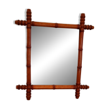 50's bamboo imitation mirror