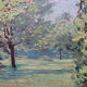 HST painting "Sunny Glade" Impressionism Hélène Foucault (1886-1959)