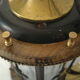 Suspension lanterne de vestibule  fleurs de Lys vintage
