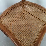 Vintage cane angle chair