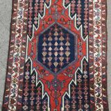 Tapis vintage noué main 1960, 135 cm x 208 cm
