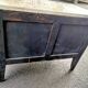Chest of drawers old marquetry marble top Louis XV style
