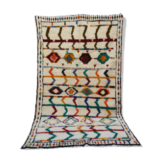 Colorful berber carpet 269 x 158 cm