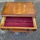 English chest of drawers in light wood with 4 drawers