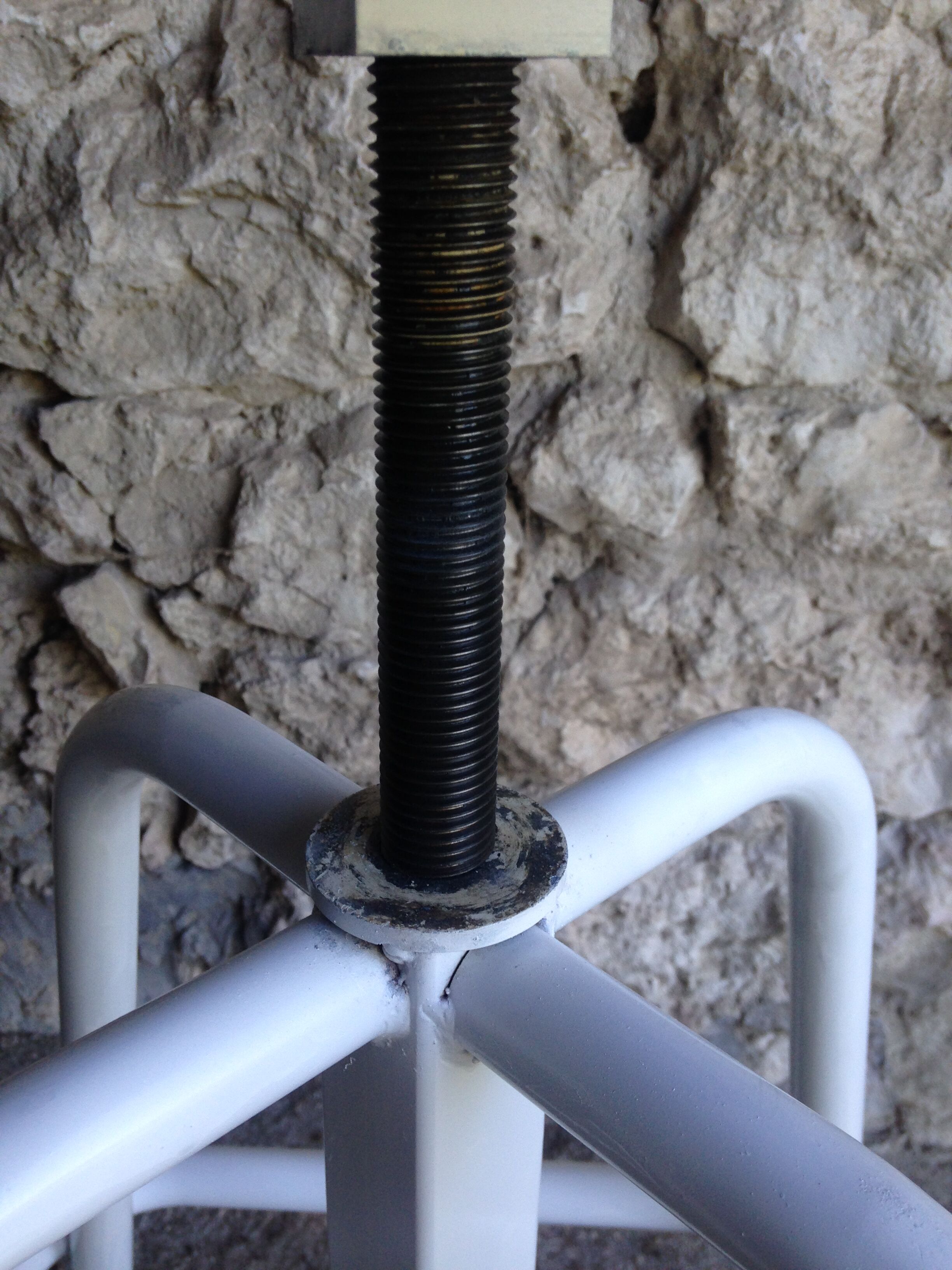 Industrial style screw stool 1970