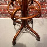 Wooden parrot coat rack