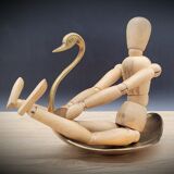 Empty swan brass pocket