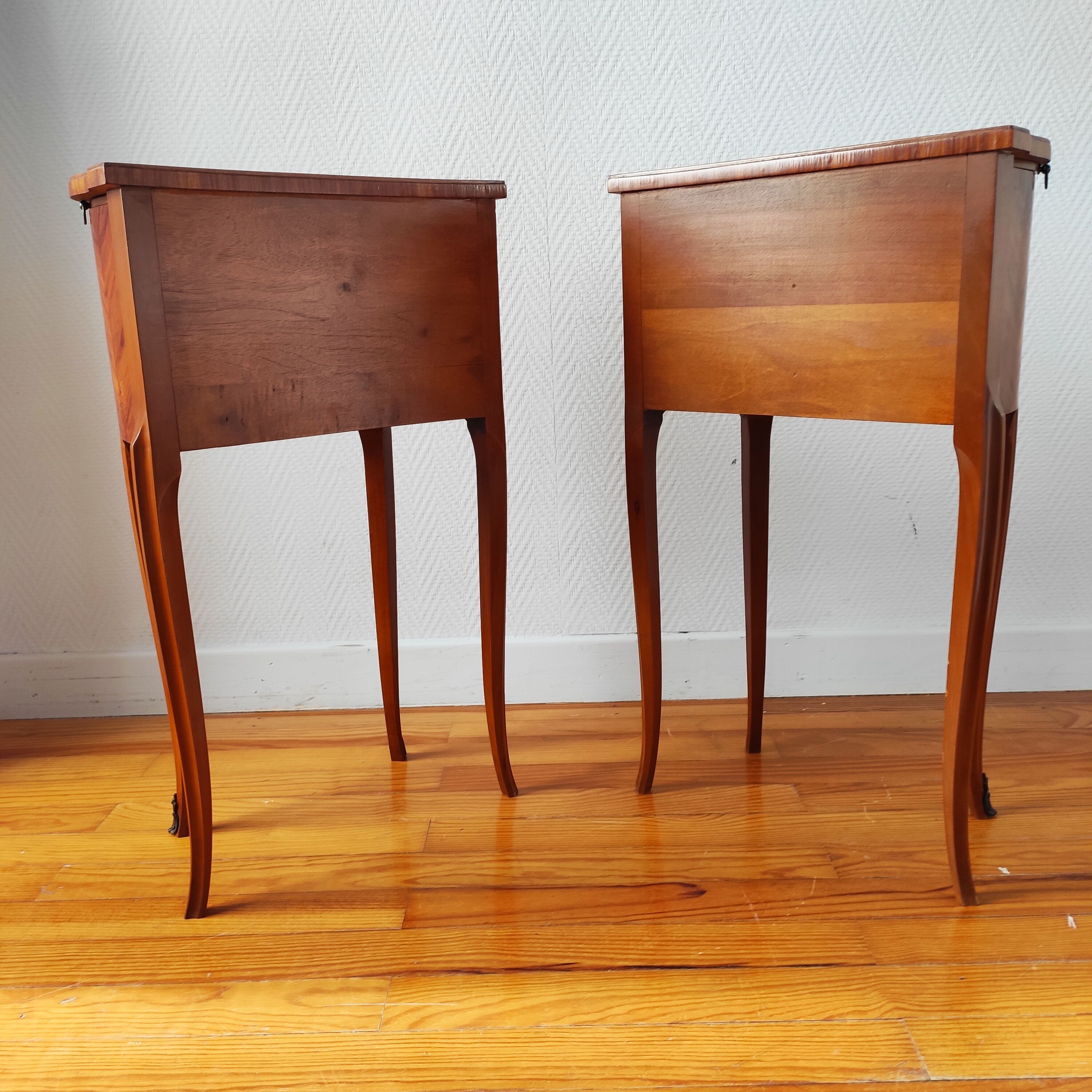 Pair of Louis XV style bedside tables