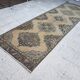 Vintage Turkish hallway rug 113x388 cm