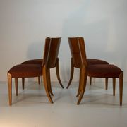 Art Deco Dining Chairs H-214 by Jindrich Halabala for UP Závody, Set of 4