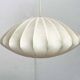 Mid-century modern Cocoon pendant lamp by Friedel Wauer for Goldkant Leuchten, Germany, 1960s.